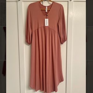 Wren & Ivory mauve dress